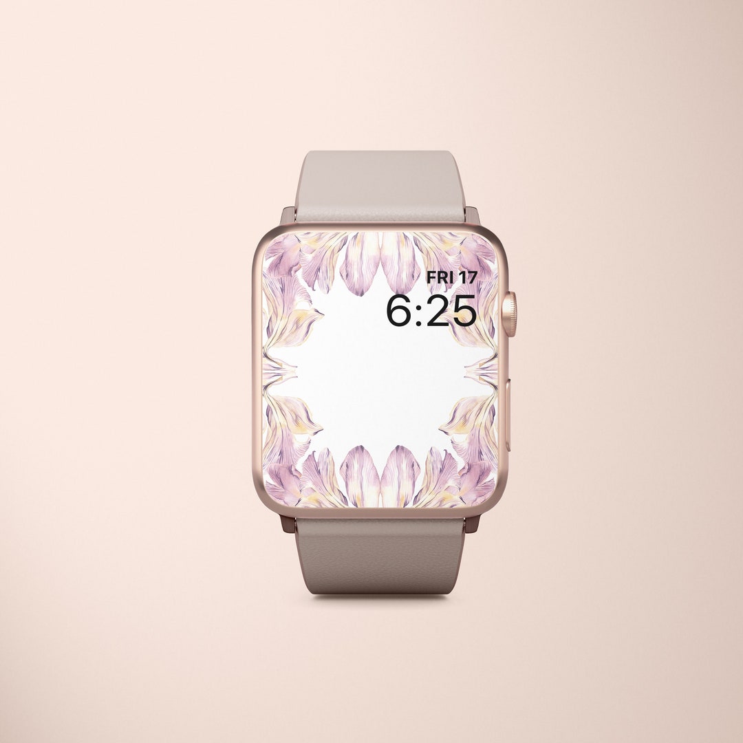 Apple Watch Face Flower Apple Watch Wallpaper Aesthetic Etsy