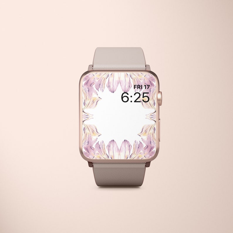 Apple Watch Face Flower Apple Watch Wallpaper Aesthetic Etsy