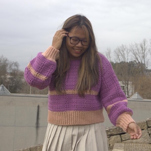 Crochet Sweater Pattern/ Sweetie sweater PDF Pattern