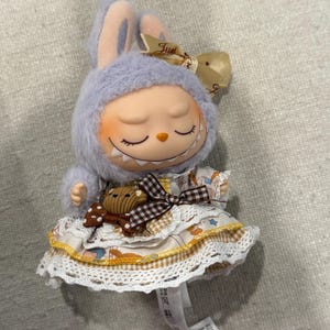 Cute clothes for Labubu| dress and clip