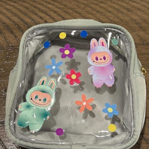Labubu Monster inspired makeup/accessory bag