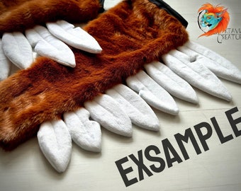 Plumes en tissu pour fursuits, cosplay et costumes, modèle numérique et guide (TÉLÉCHARGEMENT PDF)