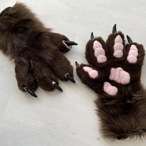 Puffy Sergal/Dragon Hand Paw Digital Pattern (PDF DOWNLOAD)