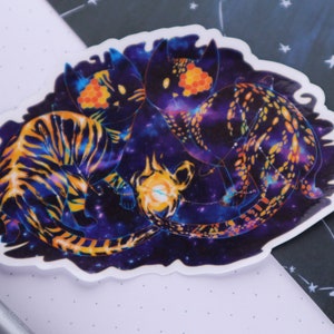Astrologie Katzen | Glossy Sticker / kawaii Bujo Planner Sticker