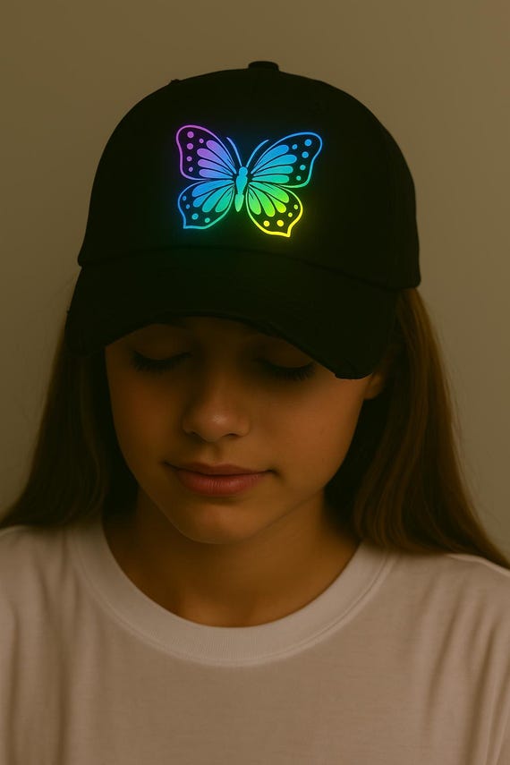 Three-Dimensional Butterfly  Baseball Cap, This item is unavailable - Etsy main image 4