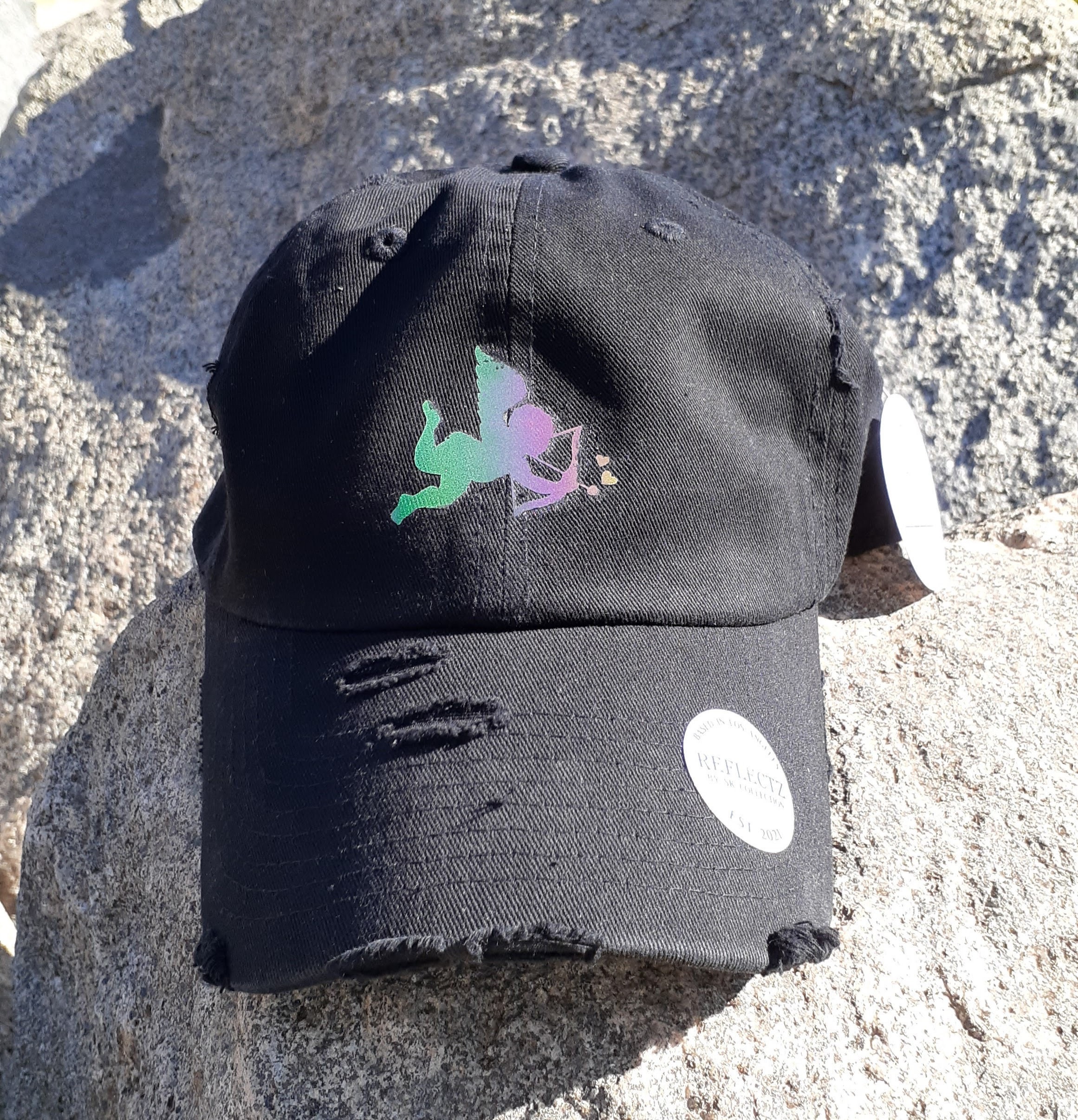 Cupid Angel - Dad Hat/baseball Cap - Reflective Holographic Vinyl ...
