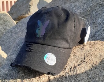 Play Bunny Inspired - Dad Hat/baseball Cap - Reflective