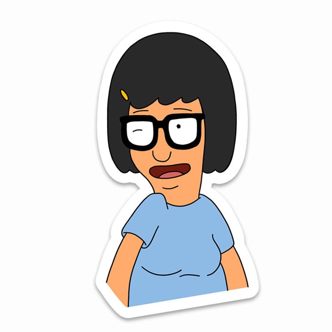 Bob's Burgers Stickers Winking Tina Etsy