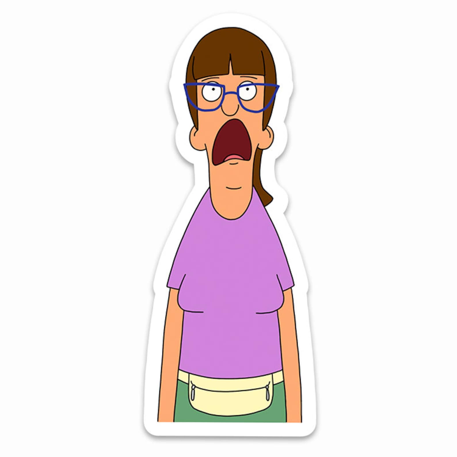 Bob's Burgers Stickers Aunt Gayle Yelling Etsy