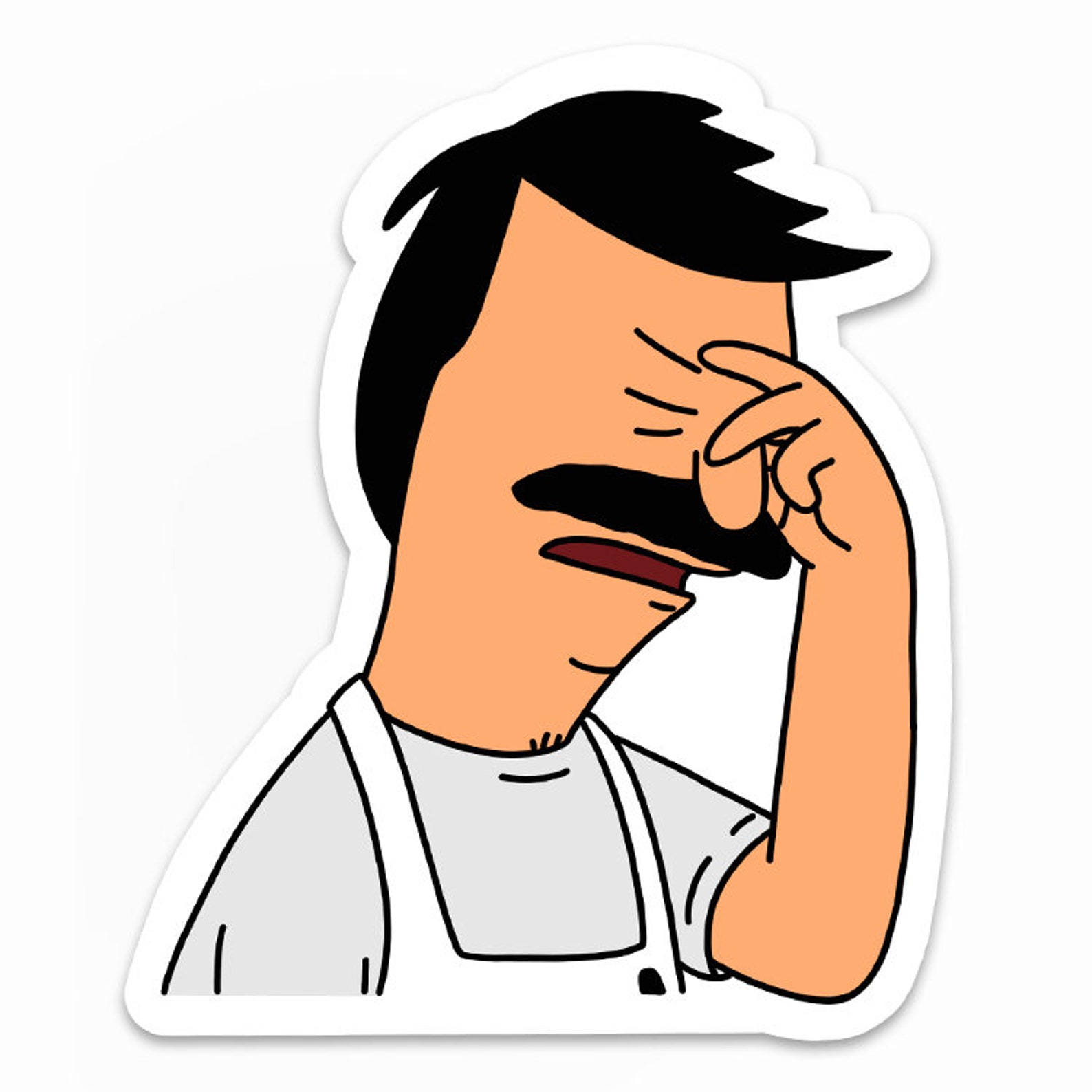 Bob's Burgers Stickers Bob Etsy