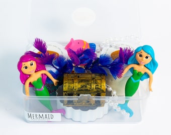 MERMAID Play Dough Kit; Mermaid Sensory Kit; Kid's Gift