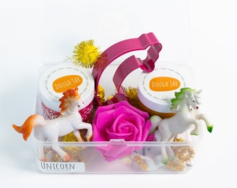 UNICORN Play Dough Kit; Unicorn Sensory Kit; Kid's Gift