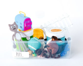 PETS Play Dough Kit; Sensory Kit; Kid's Gift