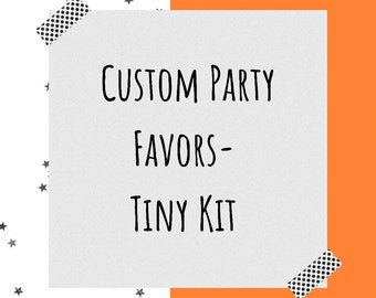 Tiny Play Dough Kit Party Favors- CUSTOM