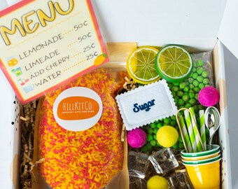 Lemonade Sensory Box; Rice Sensory Kit