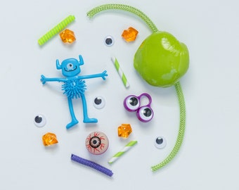 Monster Play Dough Kit; Sensory Kit; Play Doh