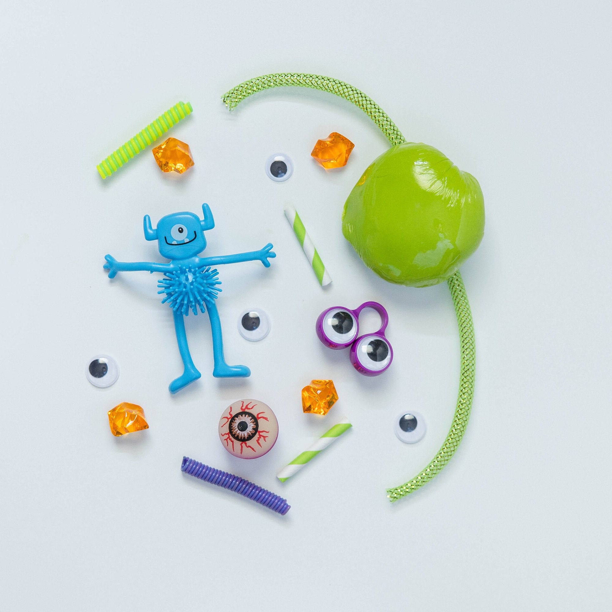 DIY Colorful Monster Play Dough Kit - Full Bloom CreativityFull