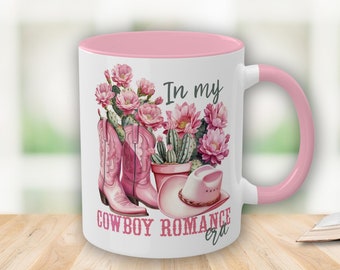 In my Cowboy Romance Era Cute Pink  Romance Reader BookTok Trope