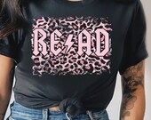 READ Rocking Reader Vintage Grunge Bookish Shirt for Librarian Cool Bookish Pink Rocker Bookish Rocker Tshirt for Cool Teacher Librarian