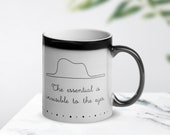 Invisible Mug Bookish Gift for Bibliophiles Book Quote Mug for Readers Book Lovers Mug for The Essential is Invisible