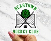 Beartown Jersey Logo Hockey Club Sticker Bear town Bjornstad Fredrik Backman Bookish Sticker Hydroflask Bibliophile Gift For Reader Laptop