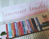 Romance Reader Bookshelf Contemporary Romance Lover Bookmark Book Stack Bookish Valentines Day Gift Bookstagram Friend Bookworm Humor