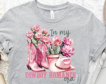 In My Cowboy Romance Era Booktok Bookstagram Shirt