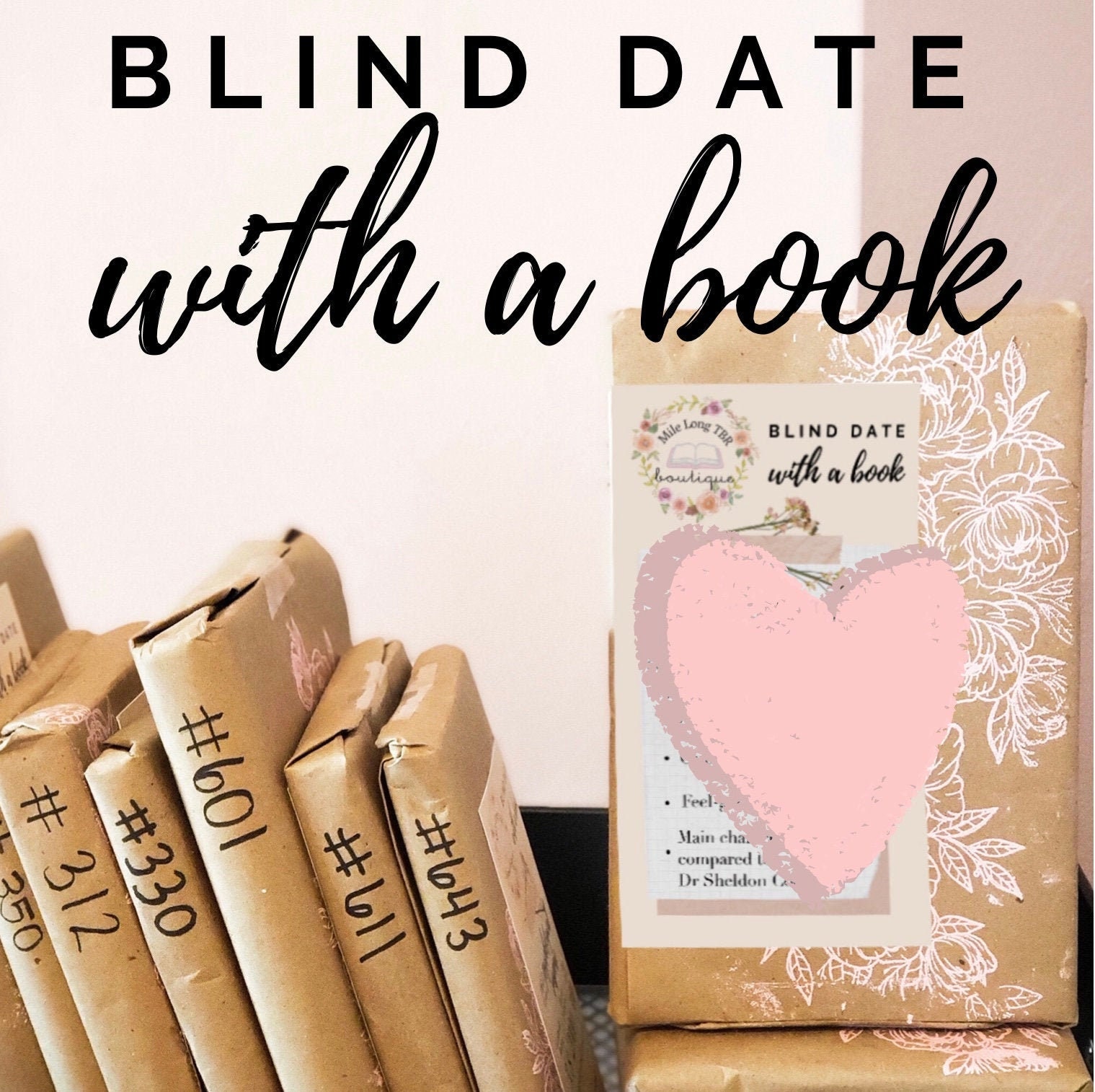 Booktok Blind Date, Surprise Book Gift, Pre-loved Book, Mystery