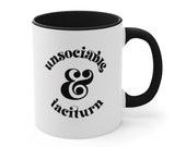 Unsociable and Taciturn Pride and Prejudice Lizzy Bennett Mug for Reader