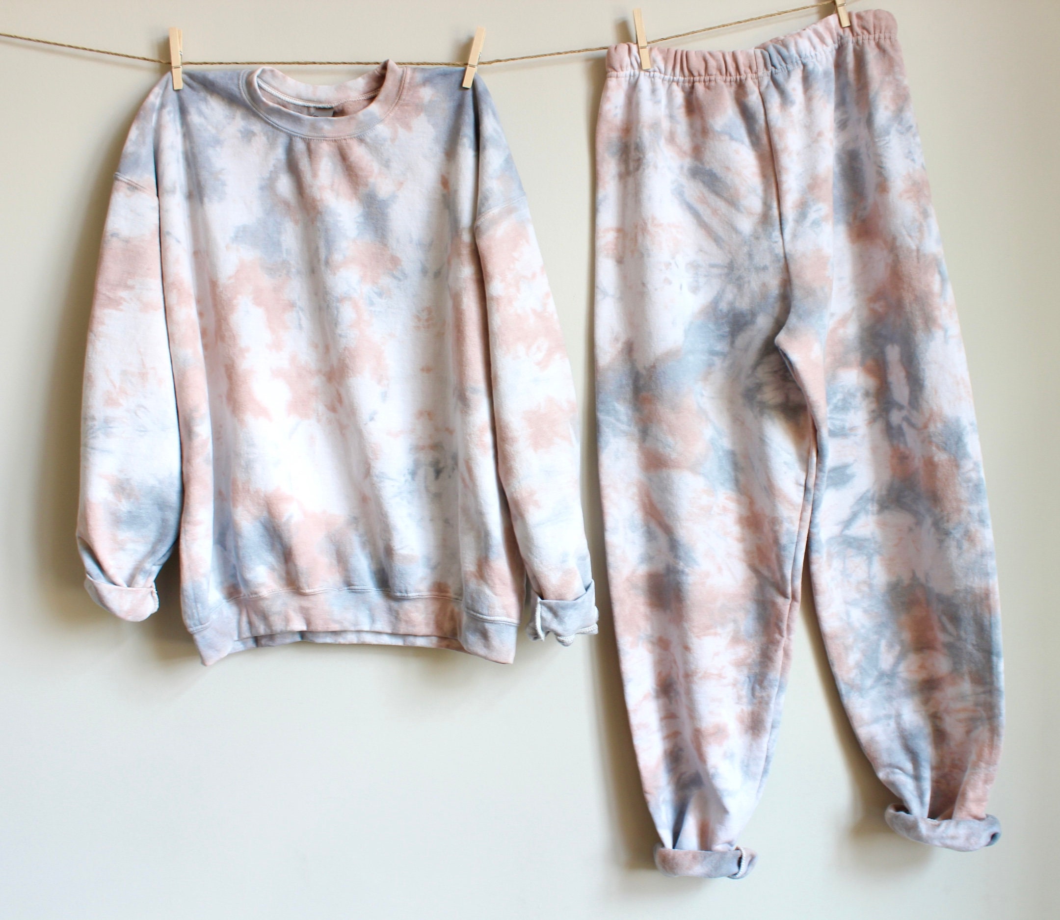 tie dye jogger set