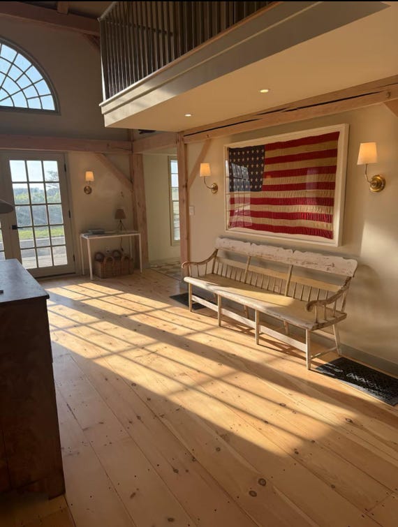 American Flag, Rustic flag, Vintage Flag, Hand Dyed American Flag, Vintage American Flag, Home decor Flag, USA, Thanksgiving, Christmas gift