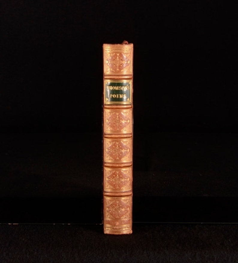 Large-scale sale 1830 Thomson The Seasons And Of Pickering Castle Indolence E Deluxe