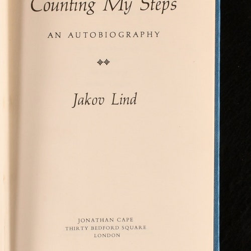 1970-2 Counting My shops Steps Numbers Jakov Lind Author’s Presentation Copy