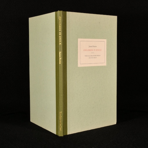 1983 Children In Exile James Fenton First Edition Poetry Dust Wrapper