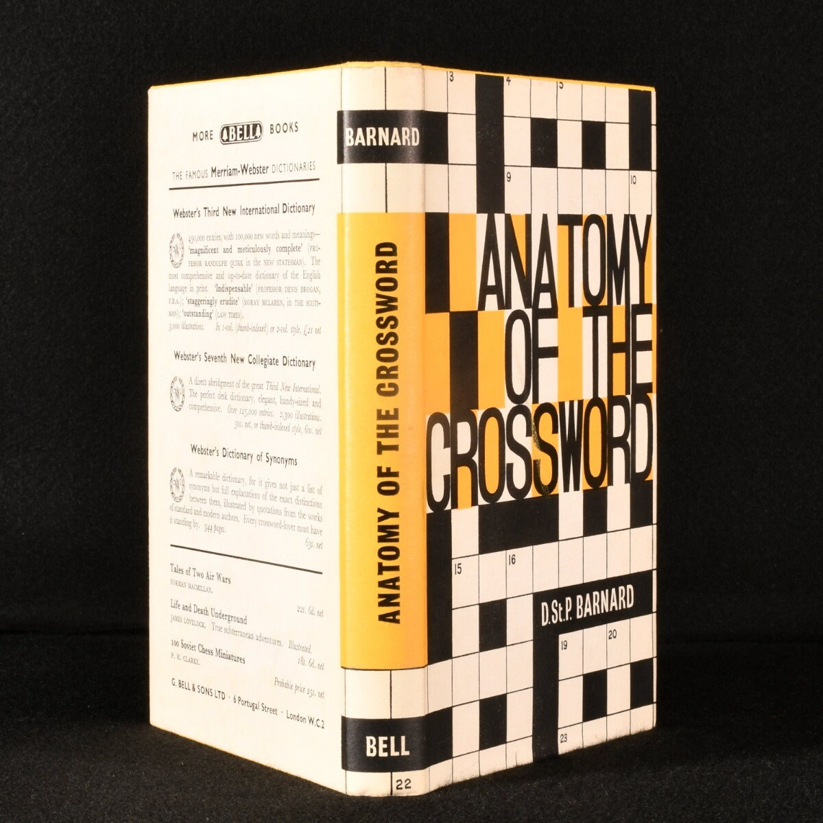 1963 Anatomy of the Crossword D St P Barnard First Edition - Etsy