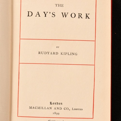 1899 2vol The Light cheapest That Failed & The Day's Work Rudyard Kipling