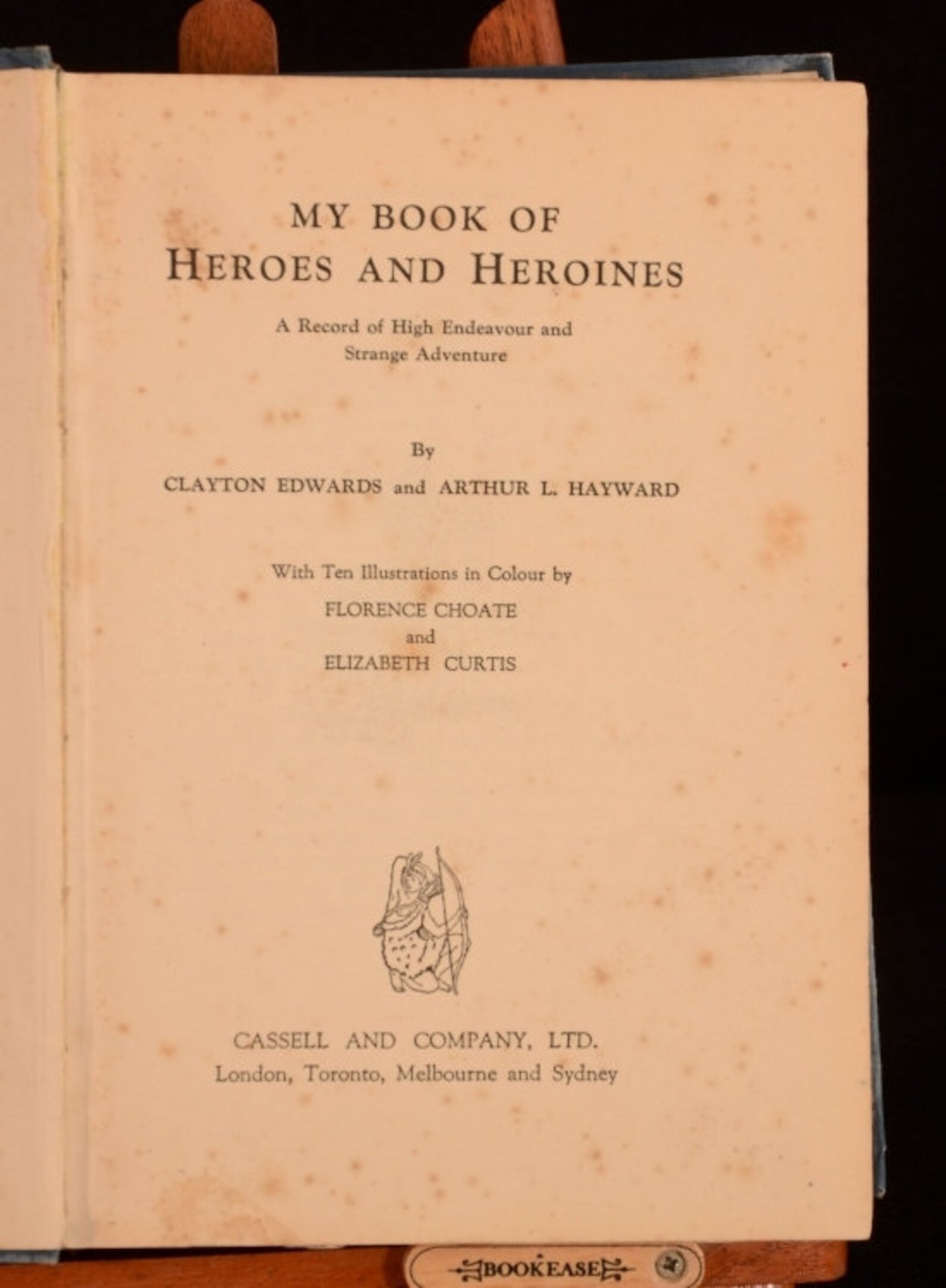 1931 My Book of Heroes and Heroines First Edition Hayward Etsy