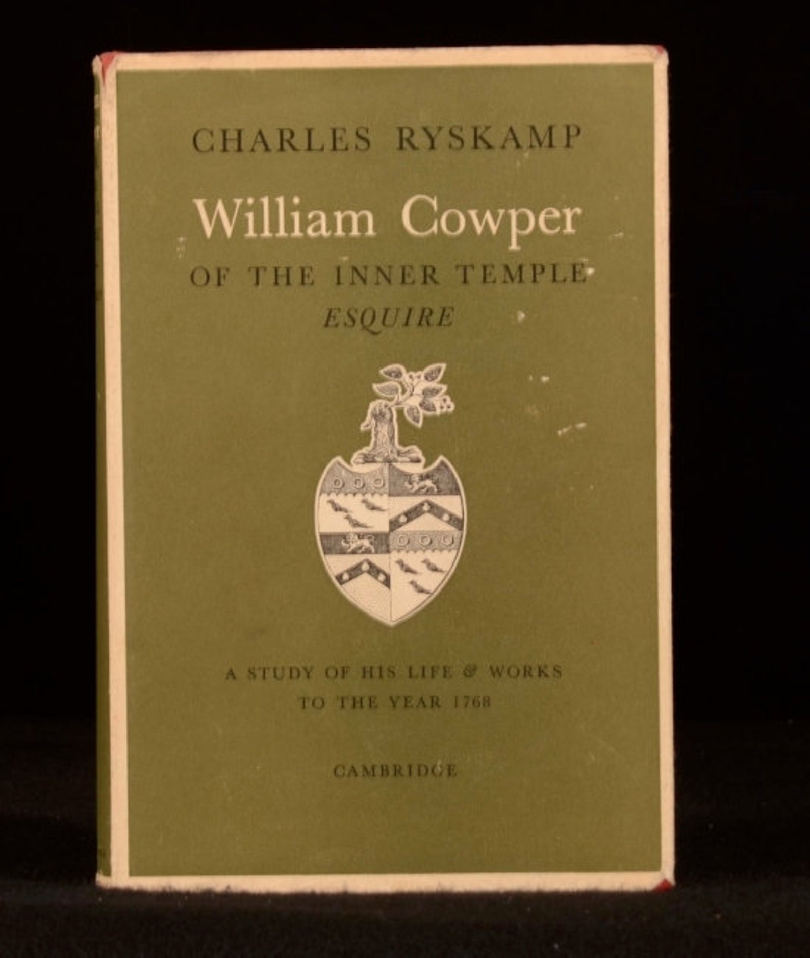 1959 Charles Ryskamp William Cowper Van de Binnentempel
