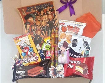 My Hero Academia gift box | Manga Hamper | Anime basket | Birthday for him her boy girl | stickers | boyfriend | girlfriend | fathers day