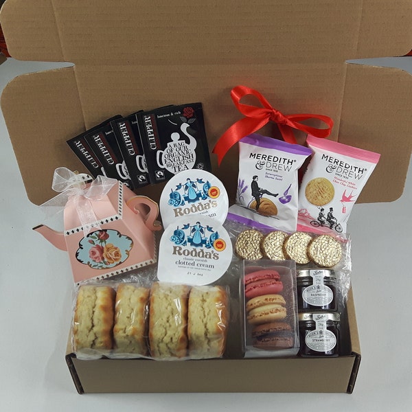 Afternoon Tea, Tea and Scones, Afternoon Tea Hamper, Birthday Gift, Retirement Gift, Hamper for Her, Thinking of you, New Home, Graduation