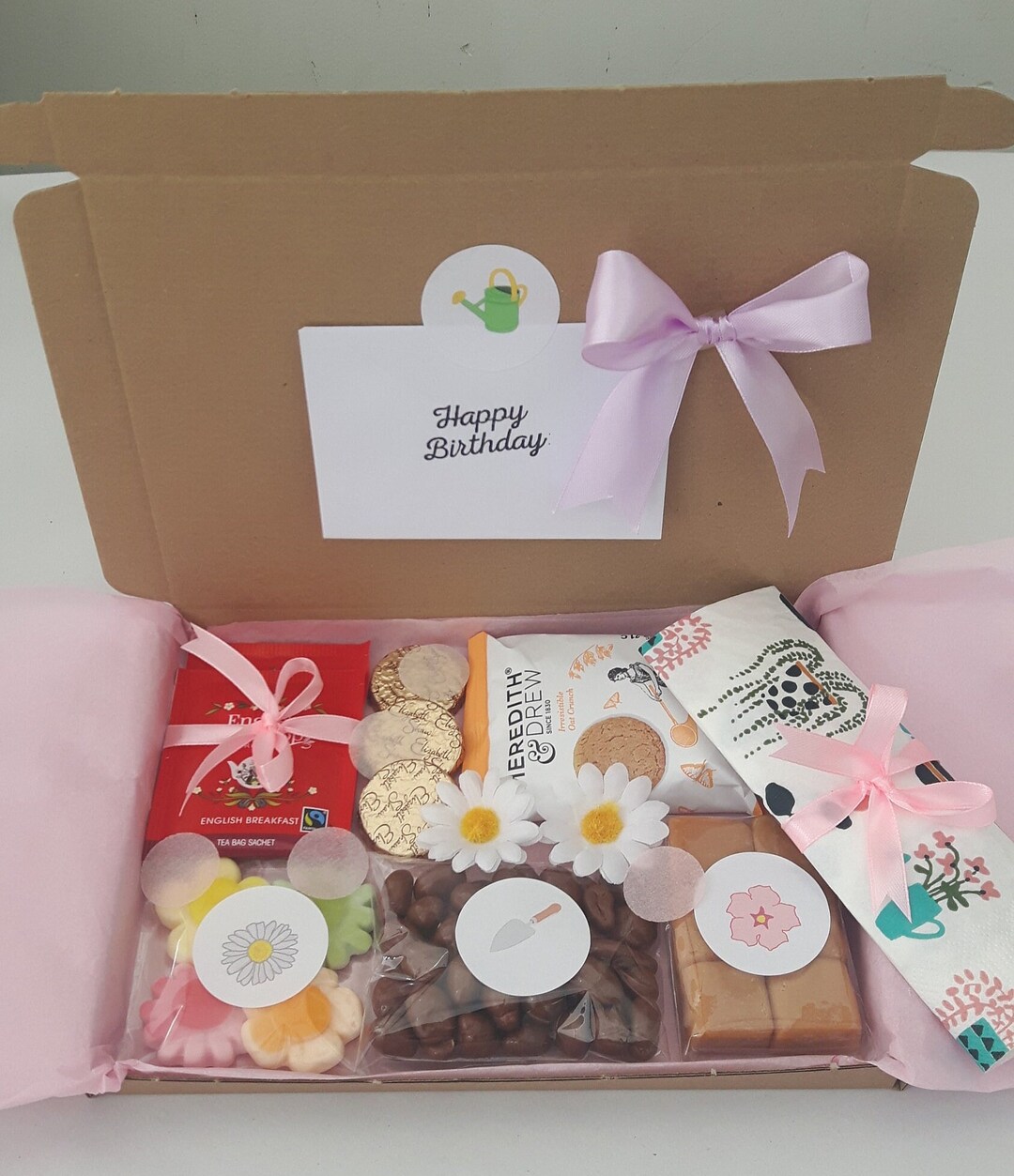 Gardeners Afternoon Tea Letterbox Gift Hamper Christmas Gift Chocolate