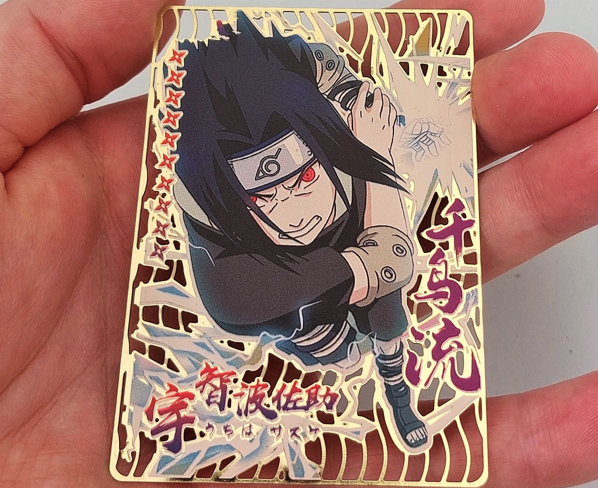 Naruto Metal Cards Uzumaki Naruto Hyuga Hinata Uchiha Sasuke