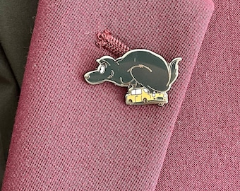 Jellybean Hilda Netflix Enamel Pin Plus Random Hilda Character Sticker