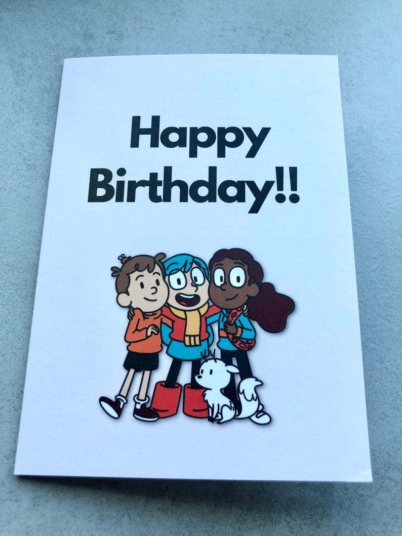Hilda Birthday Cards Twig Alfur Woodman Cedric Kids Etsy
