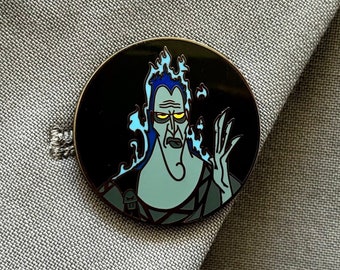 Hades Enamel Pin from Hercules Disney. Disney villains.