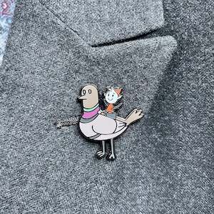 Alfur x Cedric Hilda Netflix Enamel Pin Plus Random Hilda Character Sticker