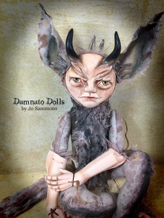 OLLI Ooak Fantasy Art Doll Textile Soft Sculpture Etsy