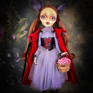 Red Ripper Doll RUBY - Red Riding Hood Art Doll, Damnato Dolls, OOAK Dolls, Collectible ...