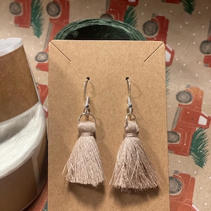 Handmade Tassel Earrings – Lightweight Boho Earrings, Colorful Statement Jewelry, Gift for Her, Trendy Accessory