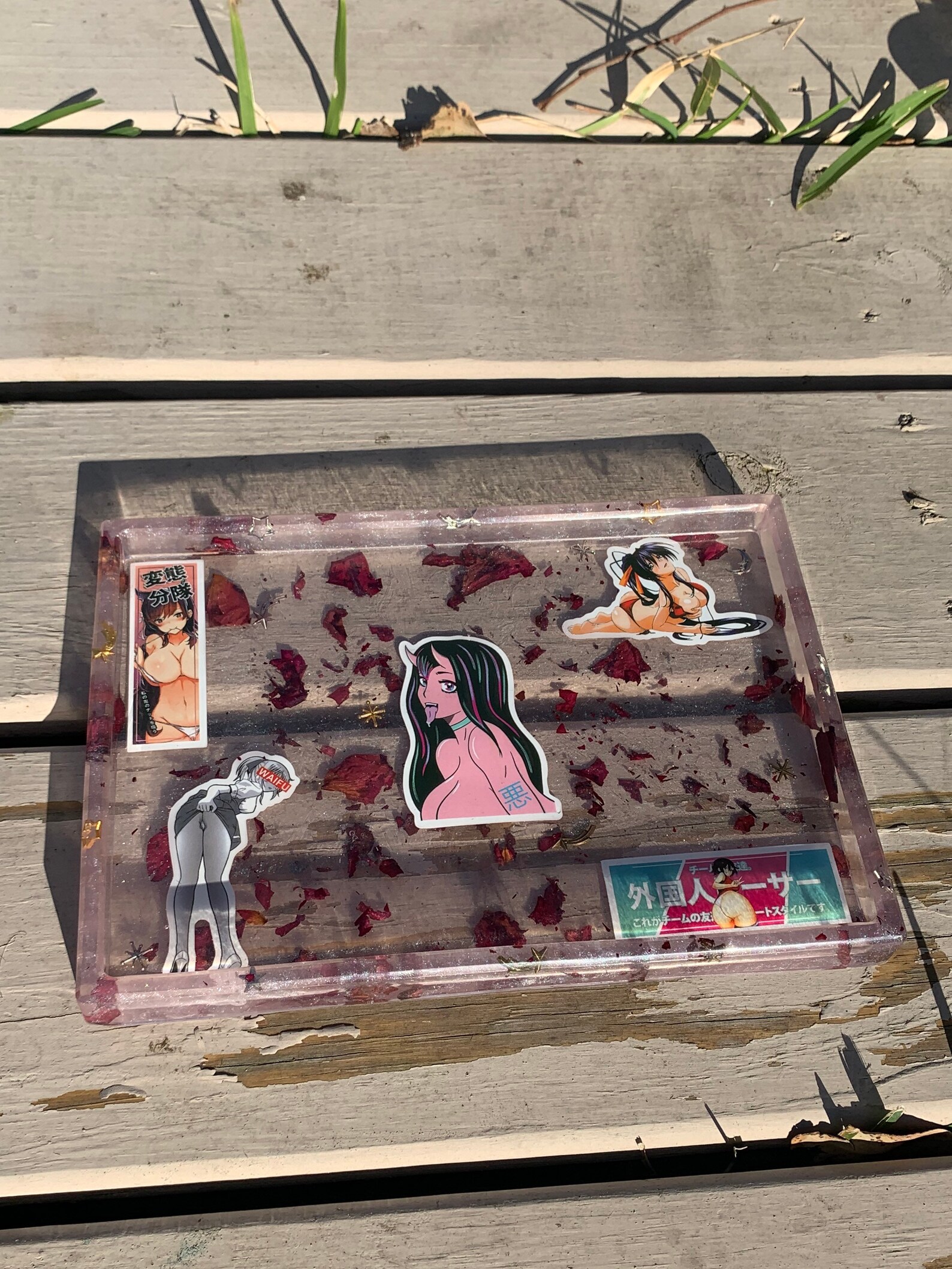 Custom epoxy resin rolling/decor tray Etsy